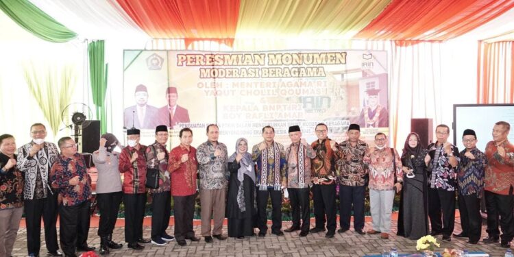 Resmikan Monumen Moderasi Beragama Pertama di Indonesia, BNPT: Cerminan Toleransi Umat Beragama