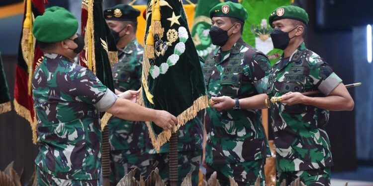 KSAD Sebut-sebut Nama Menantu Menteri Luhut Saat Pimpin Serah Terima Jabatan