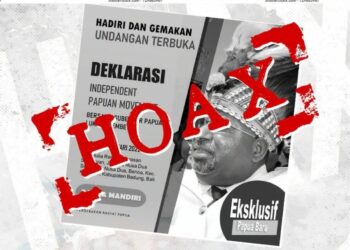 Hoax! Gubernur Papua Dukung Deklarasi Papua Merdeka