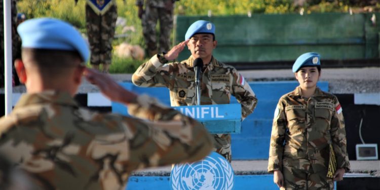 Selamat! 57 Prajurit Garuda TNI Naik Pangkat Di Daerah Misi