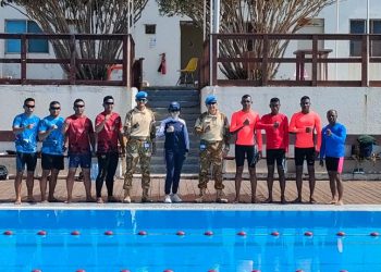 Satgas TNI di Lebanon Latih Tim Penyelamat Perairan Pantai