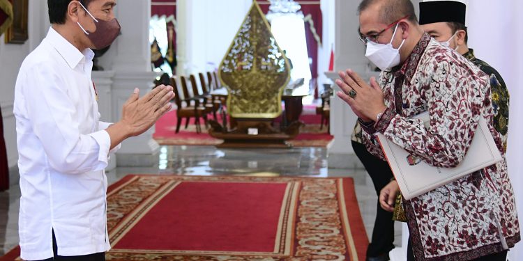 Jokowi Bahas Ini Saat Bertemu Ketua KPU