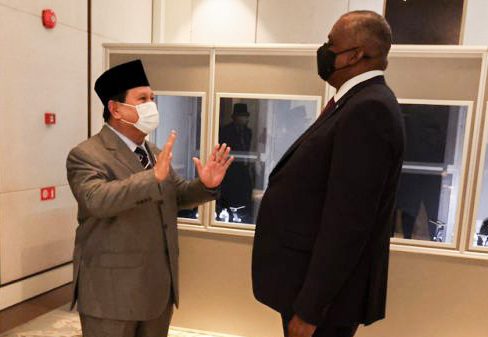 Bertemu Menhan Amerika di Singapura, Prabowo Subianto Bahas Ini