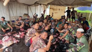 Satgas Kizi Monusco melakukan kurban