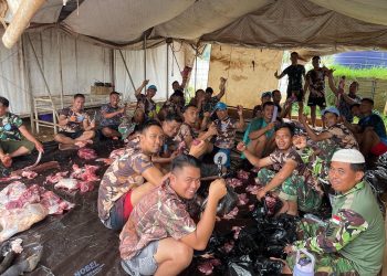 Satgas Kizi Monusco Tumbuhkan Kepedulian Sosial dengan Berkurban