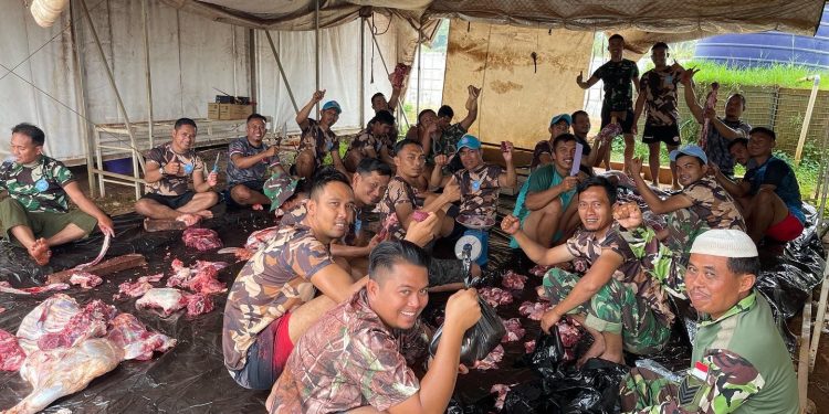 Satgas Kizi Monusco Tumbuhkan Kepedulian Sosial dengan Berkurban