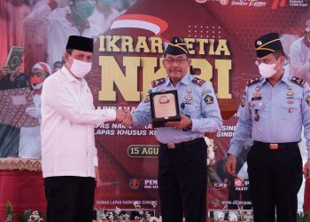 Mantap! 40 Napiter ucap Ikrar Setia NKRI