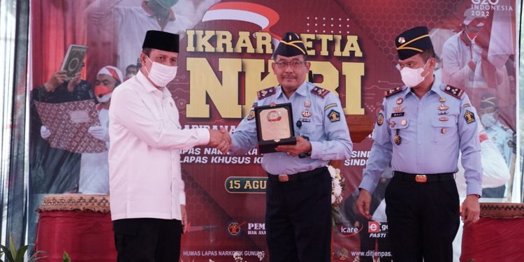 Mantap! 40 Napiter ucap Ikrar Setia NKRI