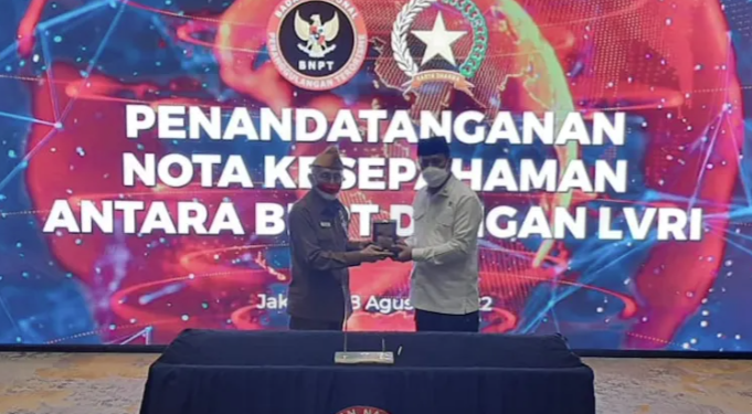 Cegah Radikalisme di Indonesia, BNPT-LVRI Jalin Kerja Sama