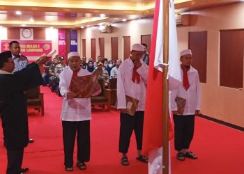 Tiga Napi Terorisme di Lampung Ikrar Setia NKRI