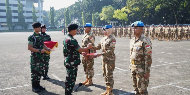 Panglima TNI: Garuda Patriot NKRI Penjaga Perdamaian Dunia Harumkan Nama Bangsa