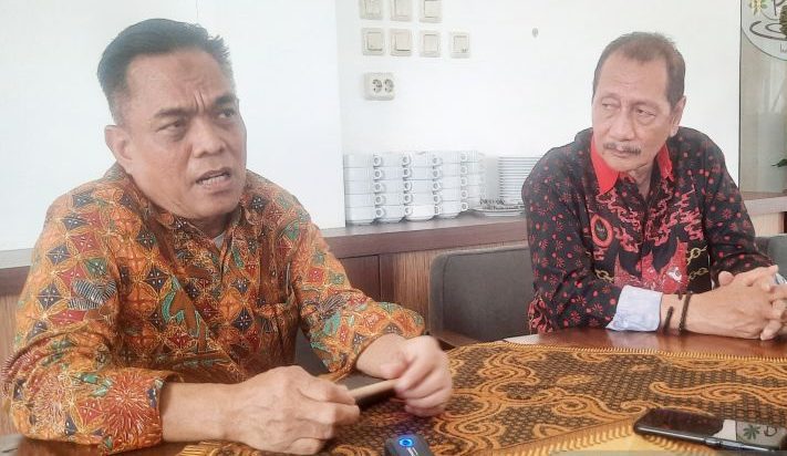 Direktur Pencegahan BNPT RI, Irfan Idris bersama Ketua FKPT Kalsel, Aliansyah Mahadi