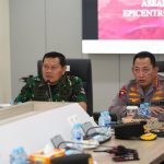 Panglima TNI, Laksamana TNI Yudo Margono, bersama Kapolri, Jenderal Polisi Listyo Sigit Prabowo