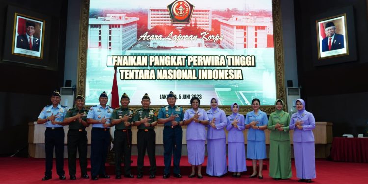 Sebanyak 59 Perwira Tinggi TNI Naik Pangkat, Siapa Saja?