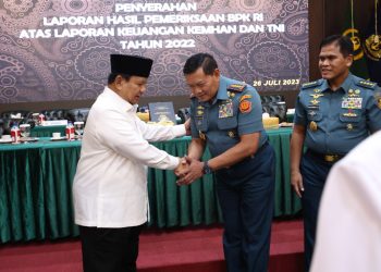 Prabowo Subianto: Kelima Kalinya Kemhan dan TNI Raih Opini Predikat WTP