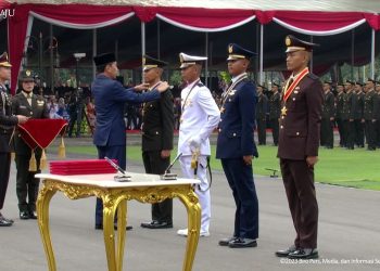 Lantik Ratusan Perwira TNI-Polri, Begini Pesan Presiden Jokowi