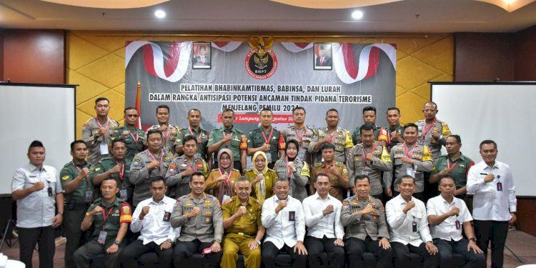 Antisipasi Terorisme Jelang Pemilu, BNPT RI Latih Babinsa, Bhabinkamtibmas, dan Lurah