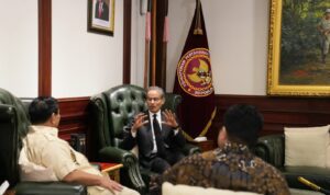 Bertemu Prabowo Subianto, Mohamed Ali Rashed Alabbar menyampaikan keinginannya membangun pariwisata Indonesia.