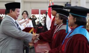 Prabowo Subianto di Unhan RI