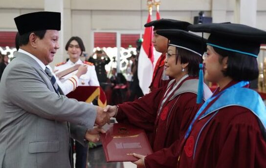 Prabowo Subianto di Unhan RI