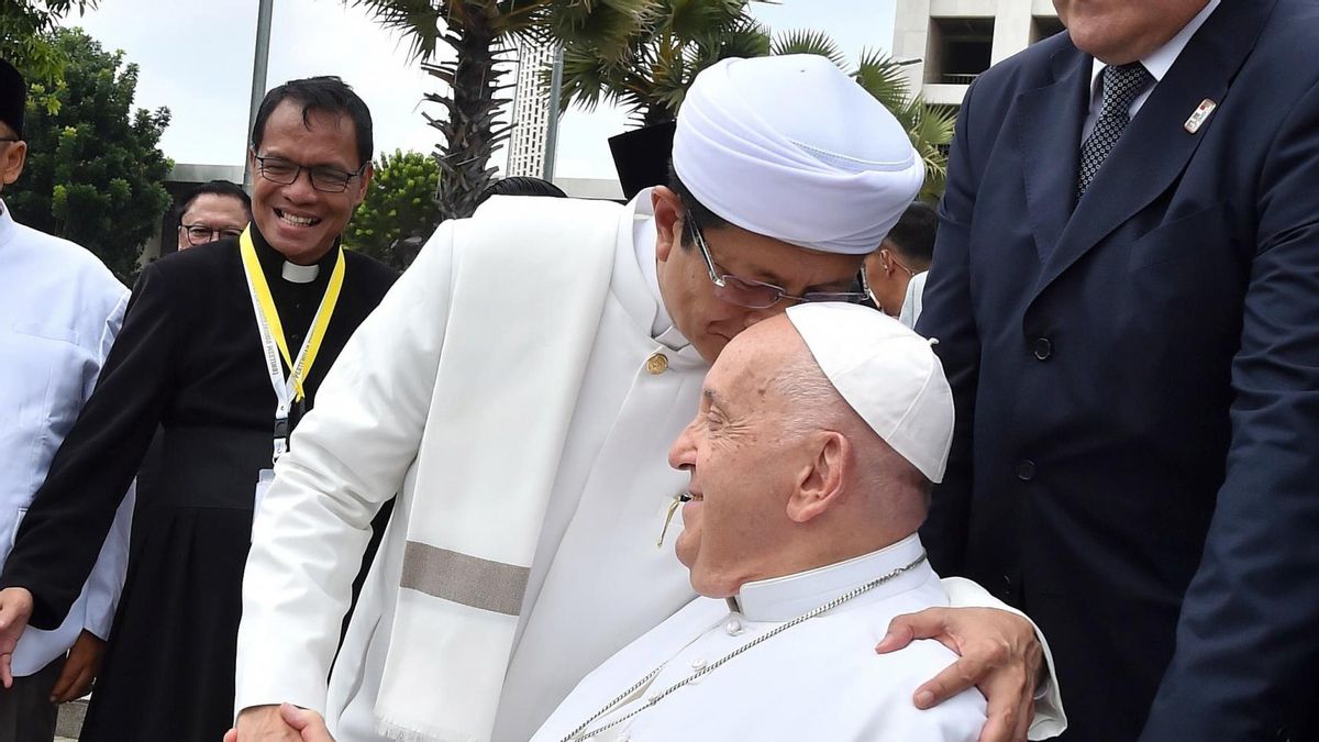 Imam masjid Istiqlal dan paus fransiskus