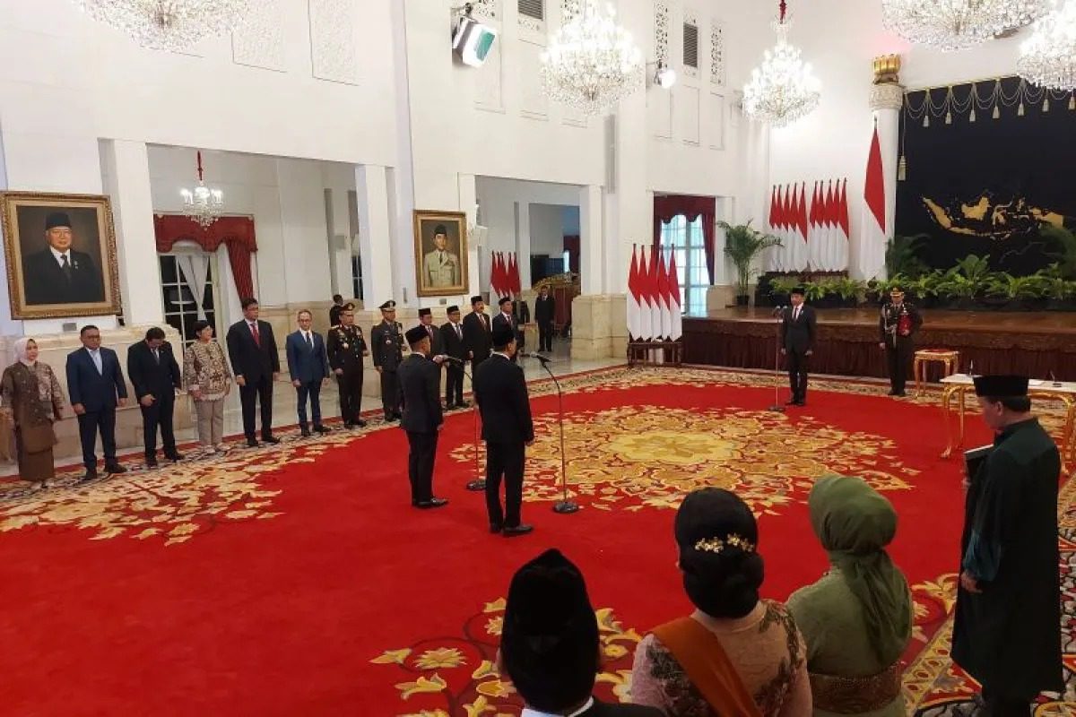 Presiden Jokowi lanti Eddy Hartono menjadi Kepala BNPT RI