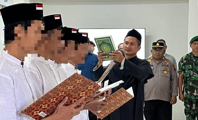 Empat napi terorisme Ikrar setia kepada NKRI