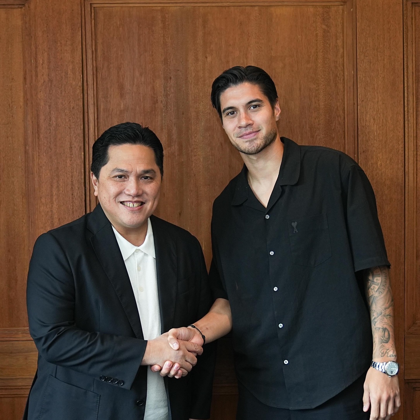 Kevin Diks dan Erick Thohir