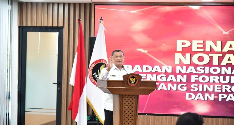 BNPT dan Forum Masyarakat Indonesia Emas (Formas) tandatangani MoU