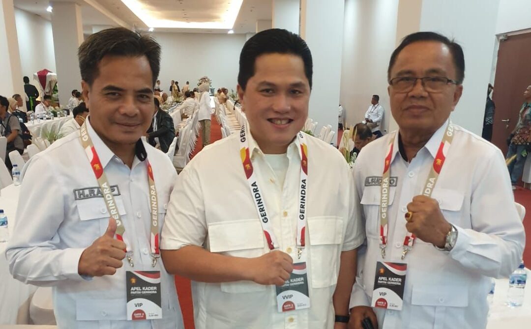 Sudiro dan Rauf saat berfoto bersama Menteri BUMN, Erick Thohir