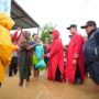 Penjabat Gubernur Sulsel, Zudan Arif Fakrulloh, mengunjungi sejumlah lokasi banjir di Kabupaten Pangkep