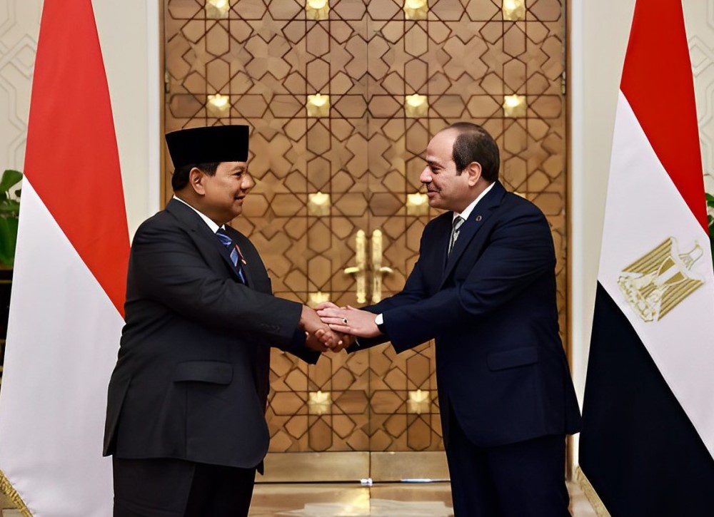 Presiden Prabowo Subianto bertemu Presiden Mesir, Abdul Fattah as-Sisi