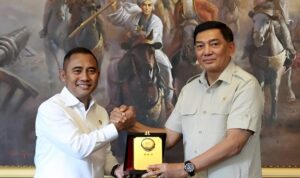 Kepala BNPT, Komjen Pol Eddy Hartono bertemu Menteri Pertahanan, Sjafrie Samsoeddin bahas terorisme