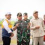 Panglima TNI, Jenderal TNI Agus Subiyanto bersama Menteri Pertahanan, RI Sjafrie Sjamsoeddin