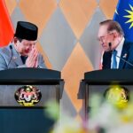 Presiden RI, Prabowo Subianto dan Perdana Menteri Malaysia, Anwar Ibrahim