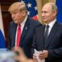 Presiden Rusia, Vladimir Putin dan Presiden Terpilih AS, Donald Trump