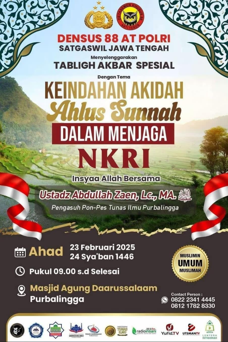 Tabligh Akbar Densus 88