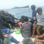 KN Tanjung Datu-301 Selamatkan Enam Awak Kapal yang Tenggelam di Perairan Banten