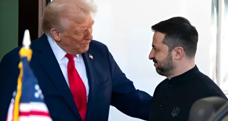 Presiden Amerika Serikat Donald Trump dan Presiden Ukraina Volodymyr Zelenskyy