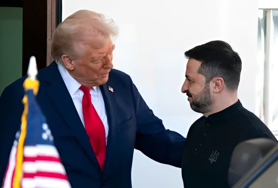 Presiden Amerika Serikat Donald Trump dan Presiden Ukraina Volodymyr Zelenskyy