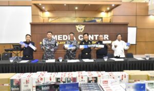 Operasi Gabungan TNI AL dan Bea Cukai Gagalkan Penyelundupan 3,5 Juta Batang Rokok Ilegal di Batam