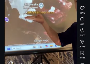 Akun Instagram Jucardines menyebut Site Neraka di Morowali