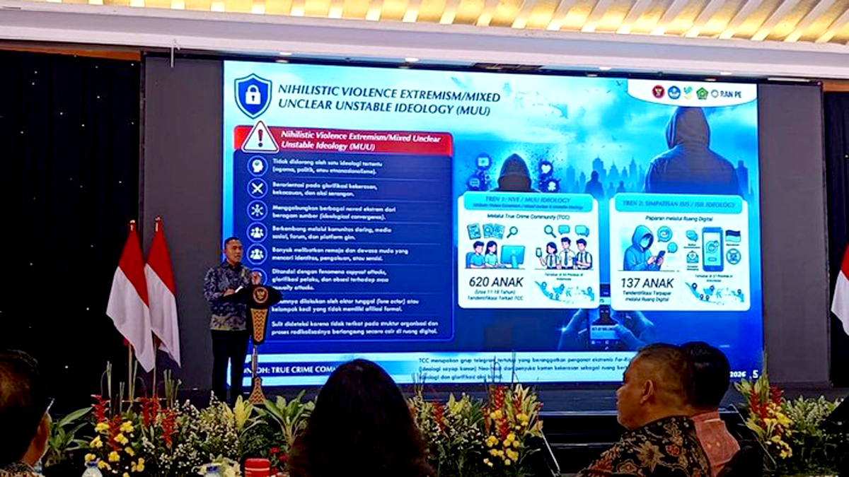 BNPT Ungkap Anak Terpapar Ekstremisme Lewat Komunitas Digital TCC