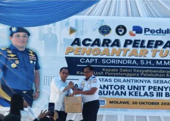 Capt Sorindra Resmi Jabat Kepala KUPP Kelas III Bungku