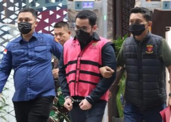 Direktur Utama PT CNI berinisial Derian Sakmiwata (DS) yang diamankan Kejaksaan Agung (Kejagung)