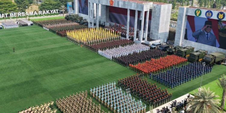 Presiden Prabowo Resmikan 204 Satuan Baru TNI pada HUT ke-81