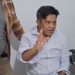 Kadis Pariwisata Sultra, Ridwan Badallah saat didatangi loyalis Ridwan Bae