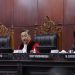 Ketua MK, Suhartoyo saat membacakan putusan sidang