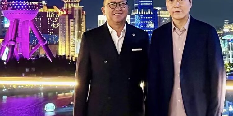 Menteri Investasi dan Hilirisasi, Rosan Roeslani bertemu dengan Chairman Tsingshan Holding Group, Xiang Guangda