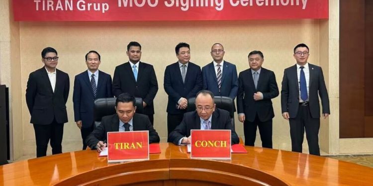 PT Tiran Nusantara Grup bekerja sama dengan Conch Investment Holdings